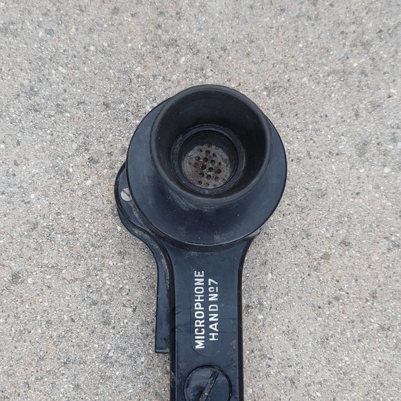 Vtg US Army Military Handheld Microphone Hand No 7 - Picture 2 of 3